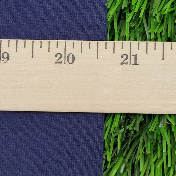 Vintage 90s Fruit-of-the-Loom Shirt Large 21x27 Faded Blue - Picture 10 of 13